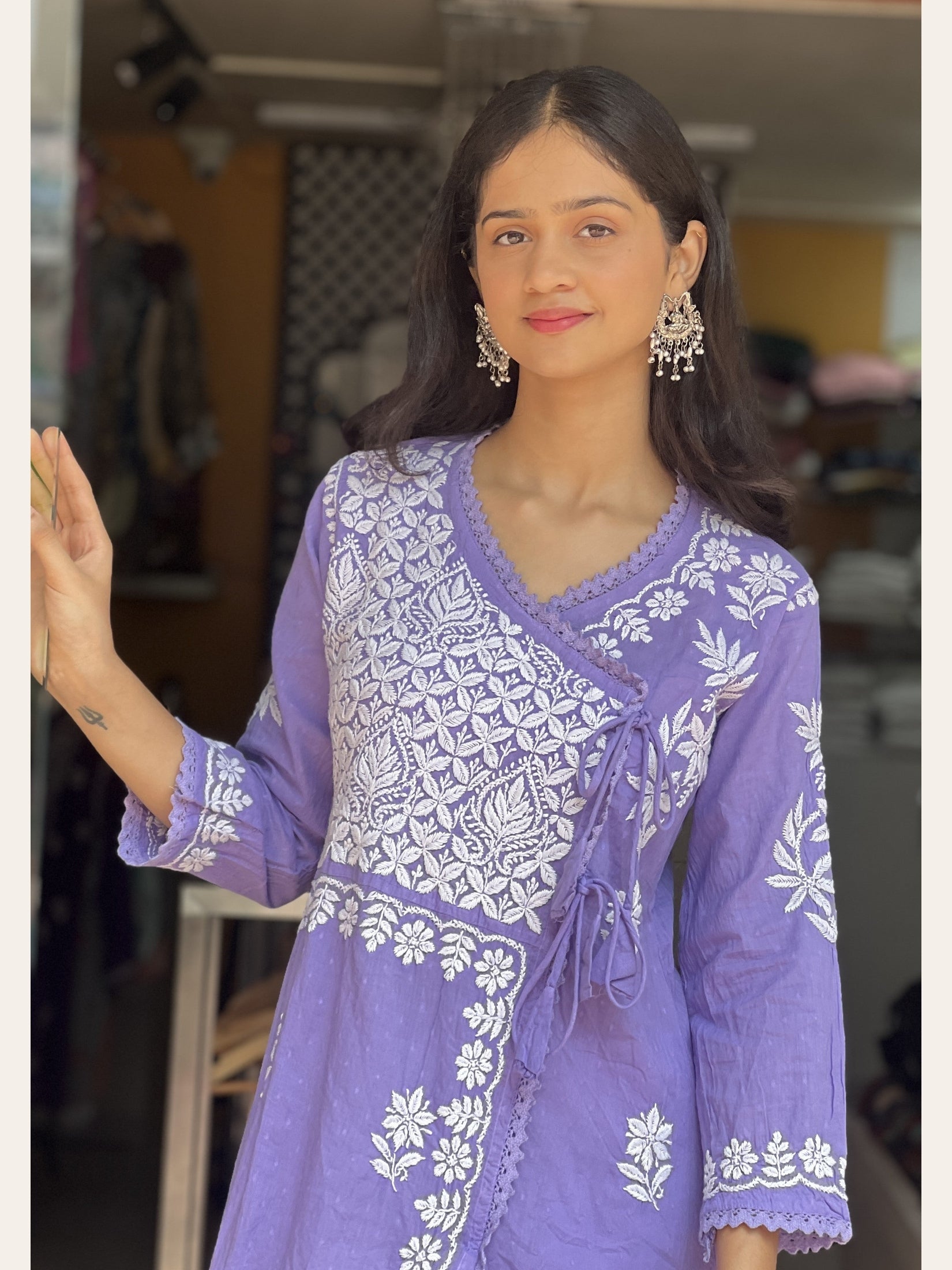 Samaira – Booti Cotton Angarkha