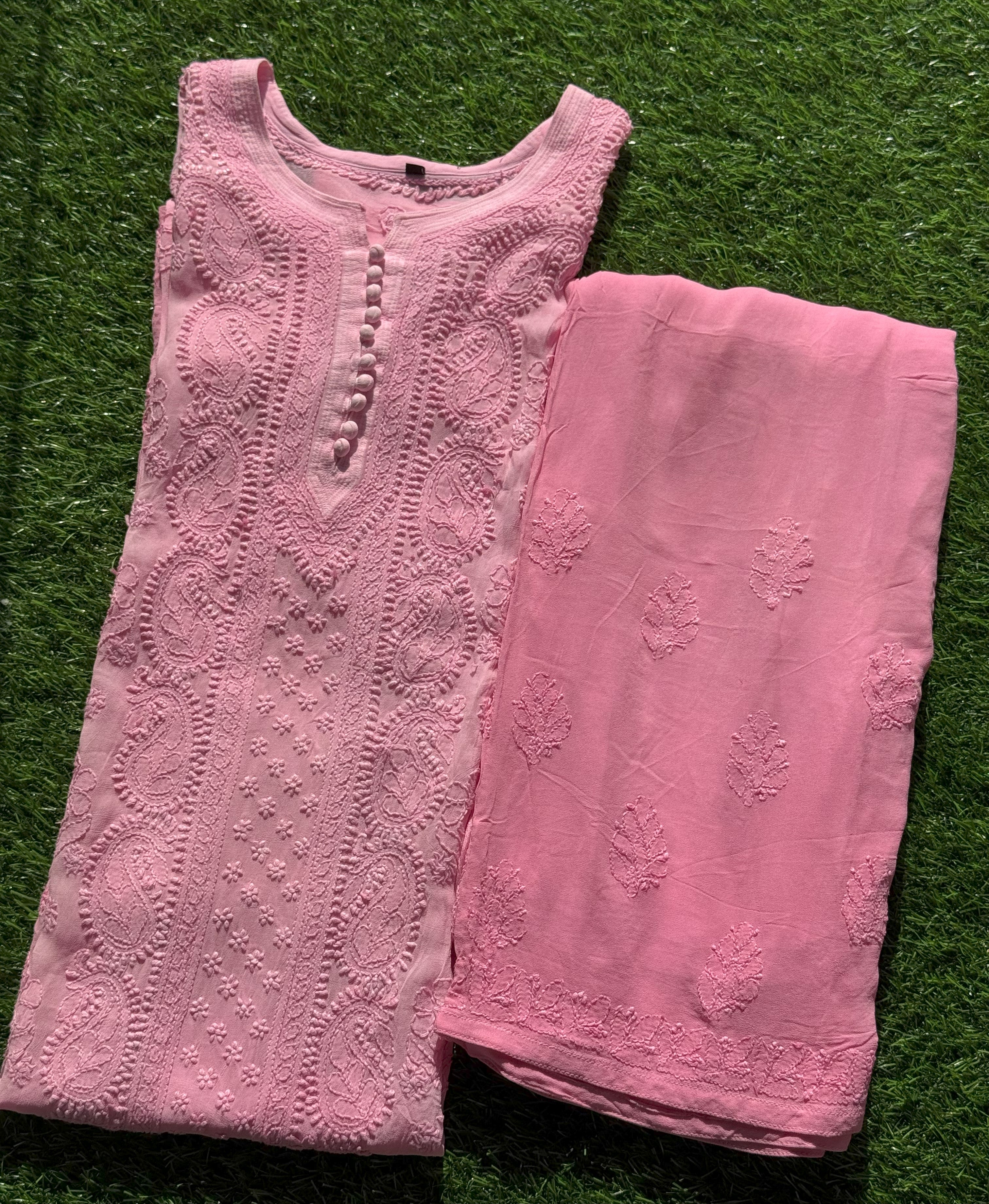 Inaayat - Viscose Coord Set - Pink