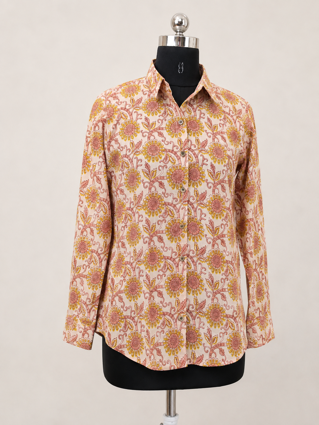 Pure Hand block Print Cotton Shirts