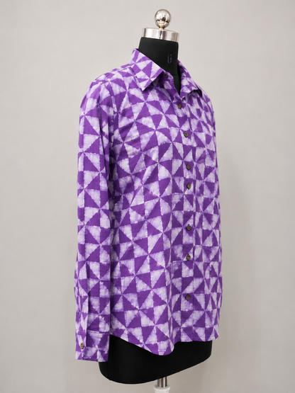 Pure Hand block Print Cotton Shirts