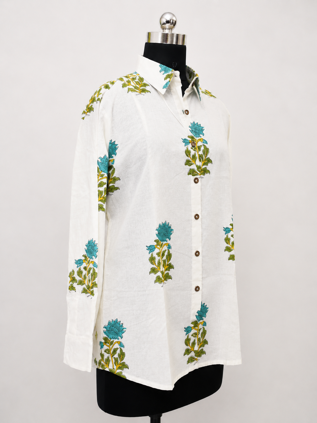 Pure Hand block Print Cotton Shirts