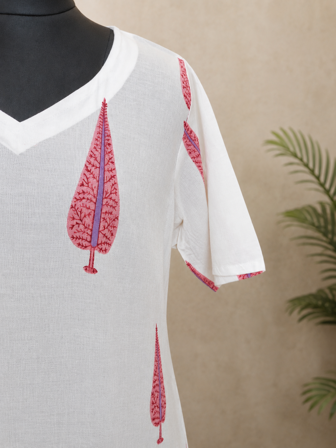 Pure Hand block Print Cotton One-Piece