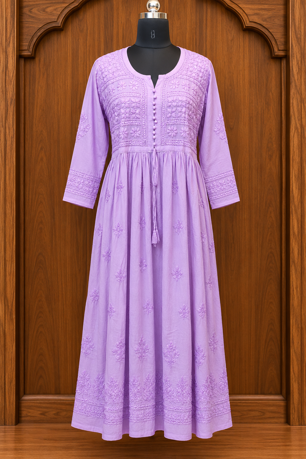 Pure Dyeable Modal Frock-Style Kurti / One-Piece