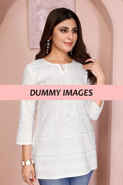 White Short Kurtis